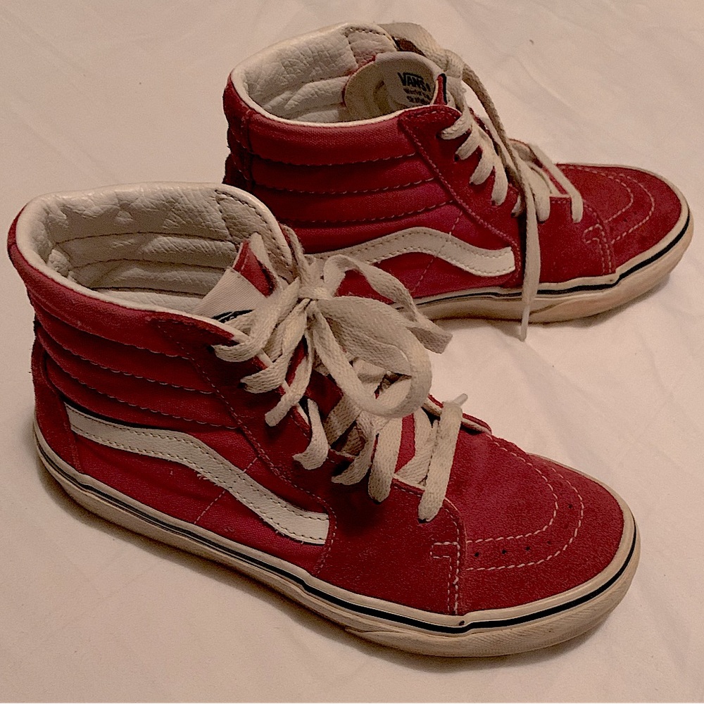 Vans High Top Kids Sk8-Hi Lace Up Shoes Size 2.5 Big Kids